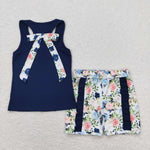 GSSO1062   baby girl clothes floral toddler girl summer outfits