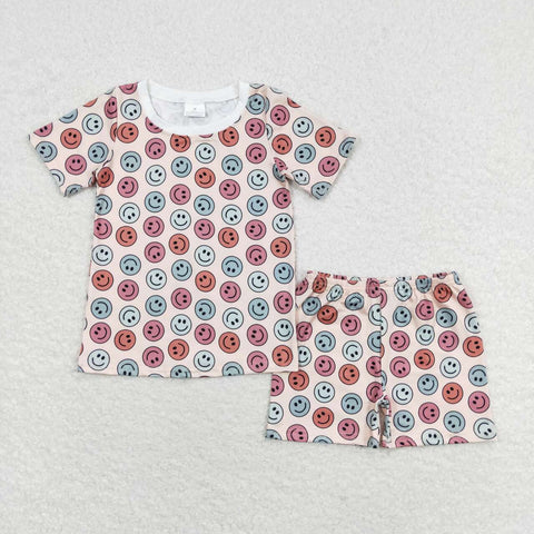 GSSO1160 baby girl clothes smile toddler girl summer outfit