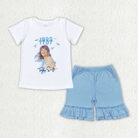 GSSO1453 baby girl clothes 1989 singer toddler girl summer outfit
