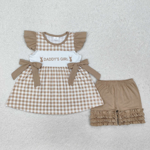 GSSO1644  baby girl clothes daddy’s girl toddler girl  summer outfit