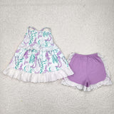 GSSO1675  baby girl clothes sea Princess toddler girl summer outfit
