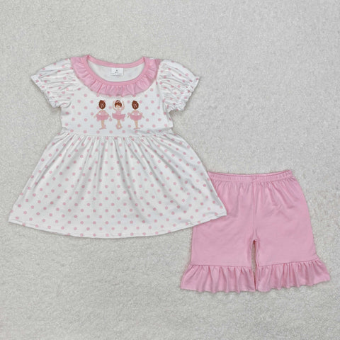 GSSO1732 baby girl clothes ballet toddler girl summer outfit