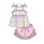 GSSO1972 pre-order baby girl clothes rabbit toddler girl easter summer outfit-2025.1.29