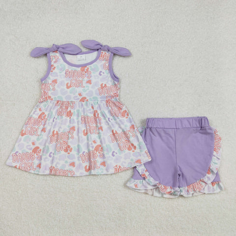 GSSO2010  baby girl clothes daddy’s girl toddler girl summer outfit