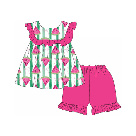 GSSO2024 pre-order baby girl clothes watermelon toddler girl summer outfit-2025.2.4