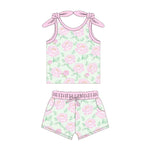 GSSO2028 pre-order baby girl clothes flower toddler girl summer outfit-2025.2.5