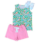 GSSO2047 pre-order baby girl clothes floral toddler girl summer outfit-2025.2.6