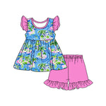 GSSO2050 pre-order baby girl clothes coconut tree toddler girl summer outfit-2025.2.6