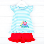 GSSO2070 pre-order baby girl clothes books toddler girl back to school summer outfit-2025.2.7