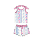 GSSO2076 pre-order baby girl clothes bows toddler girl summer outfit-2025.2.8