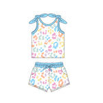 GSSO2080 pre-order baby girl clothes leopard print toddler girl summer outfit-2025.2.10