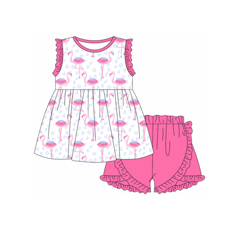 GSSO2090 pre-order baby girl clothes bird toddler girl summer outfit-2025.2.11