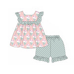 GSSO2093 pre-order baby girl clothes Ice cream toddler girl summer outfit-2025.2.11