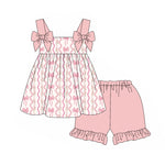 GSSO2094 pre-order baby girl clothes bows toddler girl summer outfit-2025.2.11