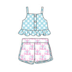 GSSO2119 pre-order baby girl clothes crayfish toddler girl summer outfit-2025.2.14