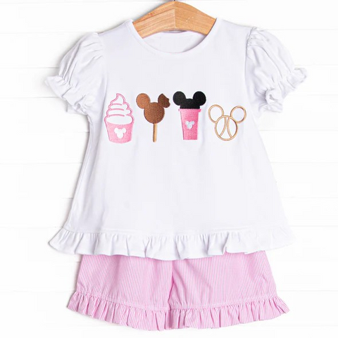 GSSO2127 pre-order baby girl clothes cartoon mouse toddler girl summer outfit-2025.2.27