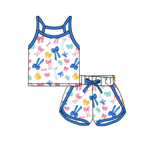 GSSO2339 pre-order baby girl clothes bows toddler girl summer outfit-2025.3.23