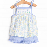 GSSO2344 pre-order baby girl clothes flower toddler girl summer outfit-2025.3.23