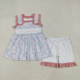 RTS kids matching clothing sister print clothing girl summer clothing-2025.7.2