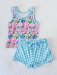 GSSO2414 pre-order baby girl clothes floral toddler girl  summer outfit-2025.3.31