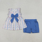 RTS kids matching clothing  flower print clothing girl summer clothing-2025.10.17