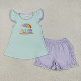 RTS baby clothes boy summer set  beach baby summer shorts set-2025.6.21