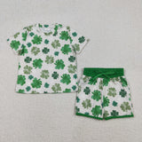 RTS kids matching clothing lucky print clothing baby girl St. Patrick clothing-2025.12.24