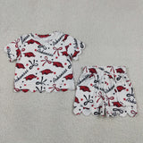 RTS Matching Clothing toddler clothes state print set girls summer clothing-2026.7.23