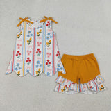 RTS Matching  toddler clothes flower print set girls summer clothing-2026.4.8