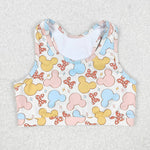 GT0515  baby girl clothes cartoon mouse baby girl summer top