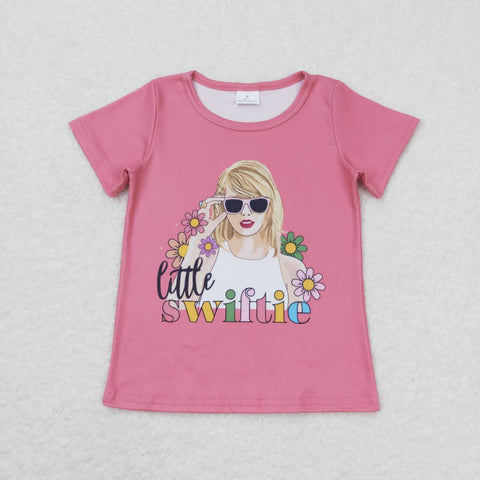 GT0552 baby girl clothes 1989 singer girl summer tshirt  12-18M to 14-16T