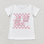 GT0556 baby girl clothes big sister girl summer tshirt