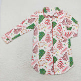 RTS toddler clothes matching cakes print clothing  mama kids christmas clothes-2025.11.4