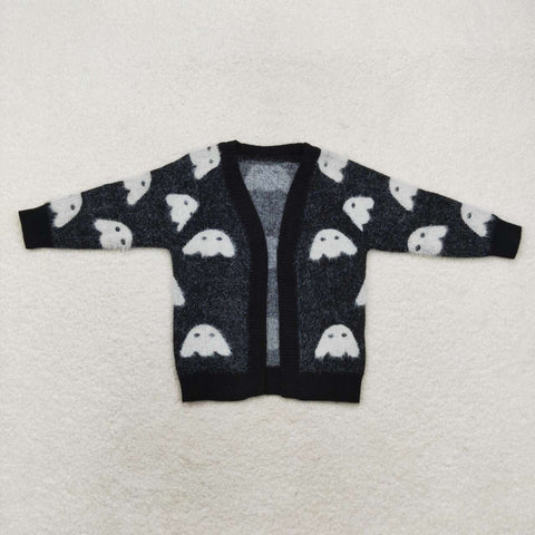 GT0649   toddler girl clothes ghost girl halloween winter top cardigan sweater