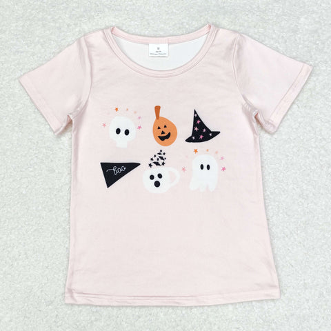 GT0698   toddler girl clothes ghost girl halloween top