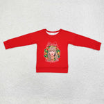 GT0703  toddler girl clothes 1989 singer girl winter top shirt