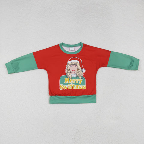 GT0704  toddler girl clothes 1989 singer girl winter top shirt