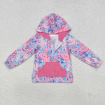 GT0745  toddler girl clothes floral girl  winter top shirt