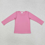 GT0781   toddler girl clothes pink girl winter top shirt