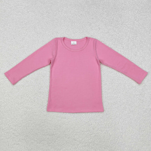 GT0781   toddler girl clothes pink girl winter top shirt