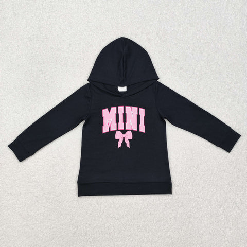 GT0902   toddler girl clothes vinyl mini bows girl winter top shirt