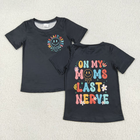 GT1026    toddler girl clothes smile girl summer top shirt