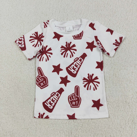 GT1093   toddler girl clothes wine red girl summer top shirt