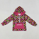 GT1117    toddler girl  clothes lightning girl  winter top hoodie