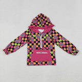 GT1117    toddler girl  clothes lightning girl  winter top hoodie