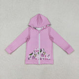 GT1142    toddler girl  clothes cartoon girl christmas top hoodie