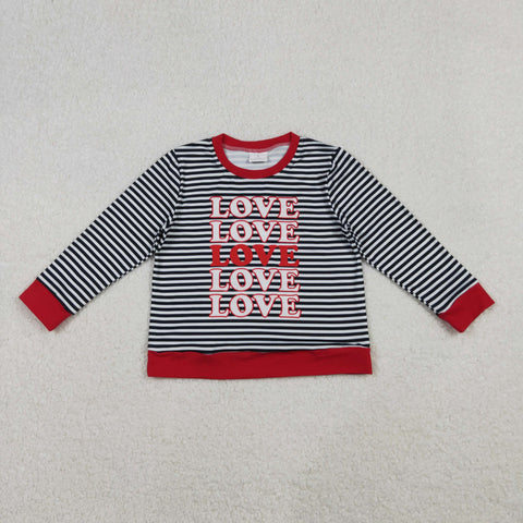 GT1237 baby girl clothes love girl valentine top girl shirt