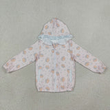 GT1660   baby girl clothes pumpkin print girl winter  top