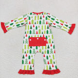 LR0626 long sleeve Christmas baby romper