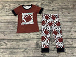 Pre-order 2-4 weeks it's game day boy football outfit